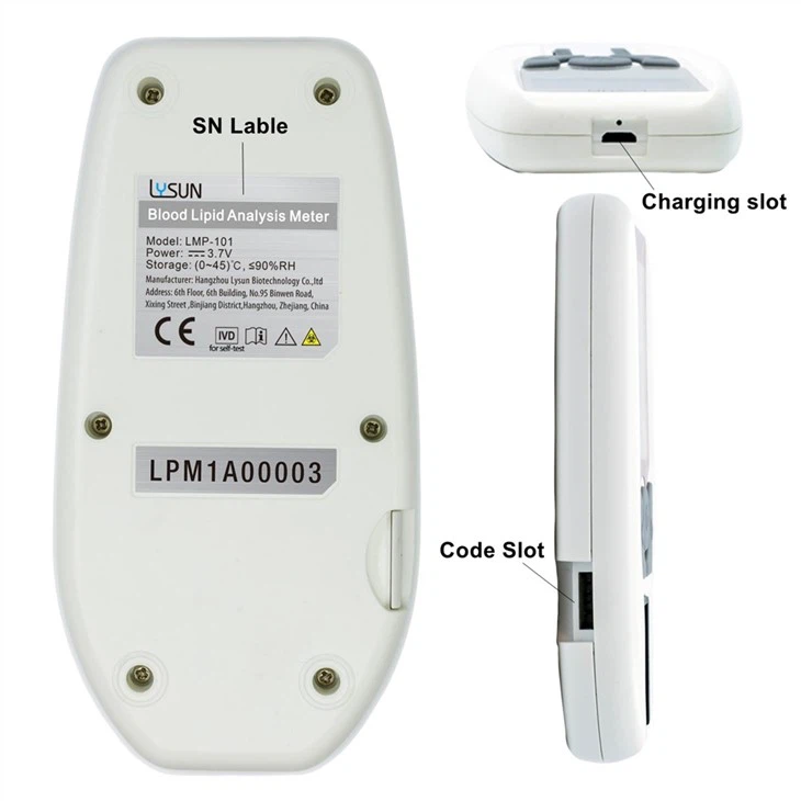 Lipid Test Meter Monitor HDL LDL Triglycerides Cholesterol Test Meter