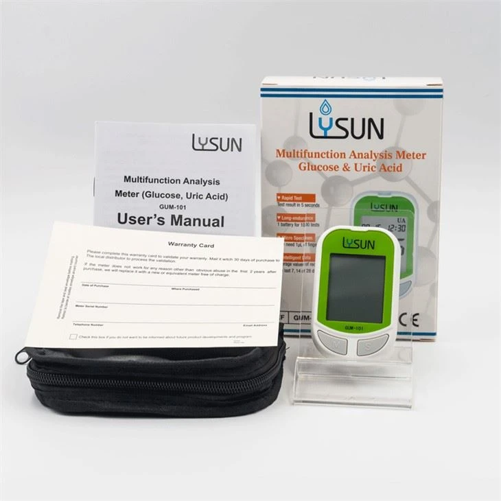 Professional Machine Glucose Uric Acid Analysis Meter